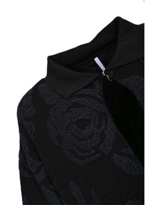 Cappotto Andrew in misto viscosa Nero Liviana Conti | F6SA95Y69-0